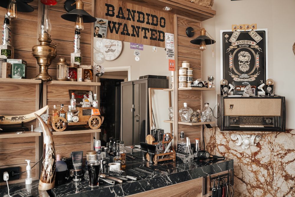 Inside our barbershop in Calabar